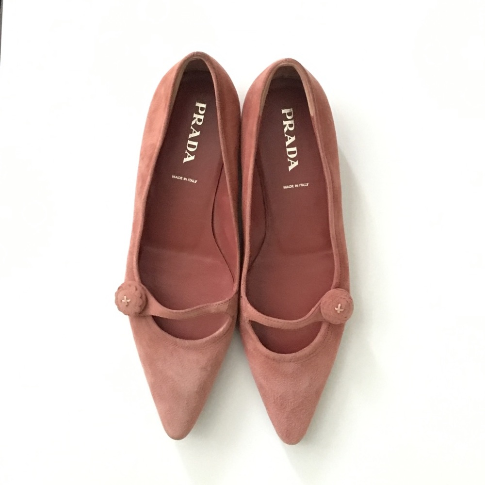 Prada Suede Flats - Size 35